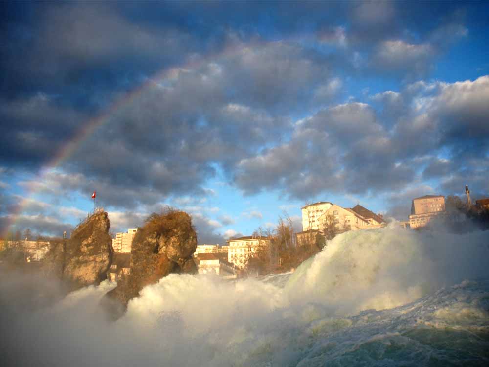 Der Rheinfall bei Schaffhausen